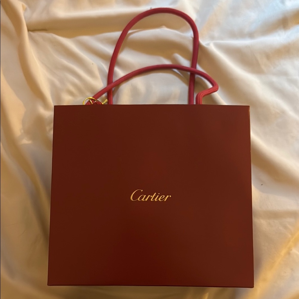 Cartier Red Shopping Bag